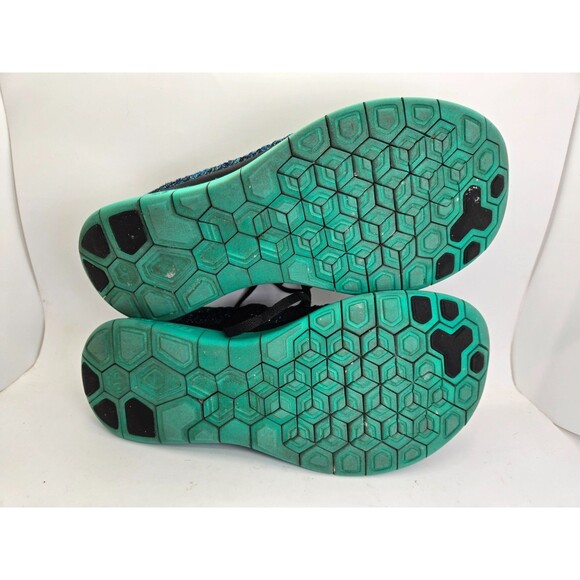 Nike Free 4.0 Flyknit Shoes Women's 8.5 Atomic Teal Running Athletic Sneakers - Picture 7 of 8